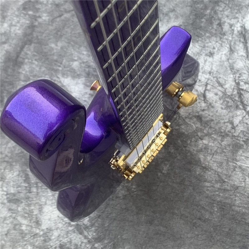 New Super Rare Prince Cloud Sparkling Pearl Purple Right-Handed Electric Guitar