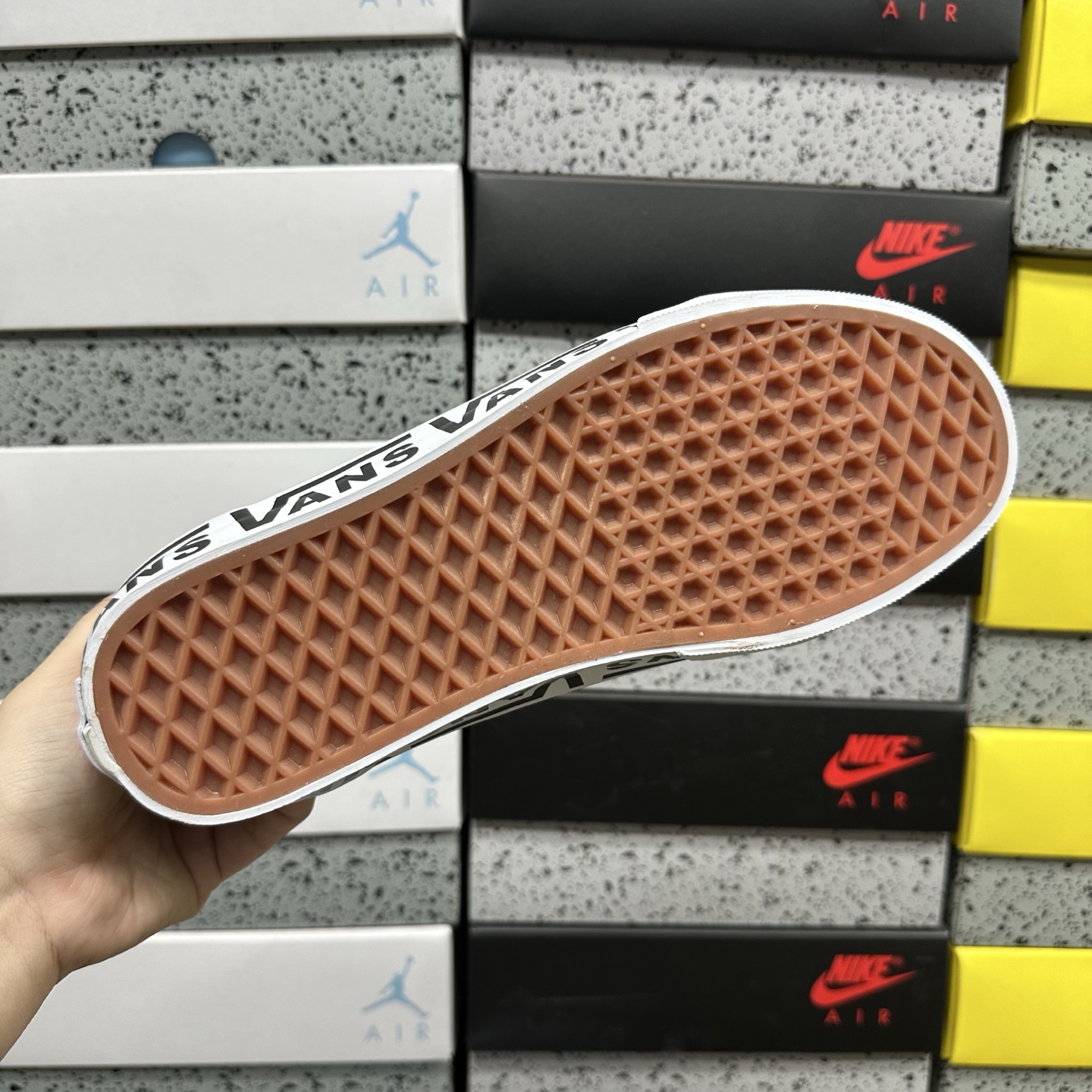 Vans Skool Black White Logo