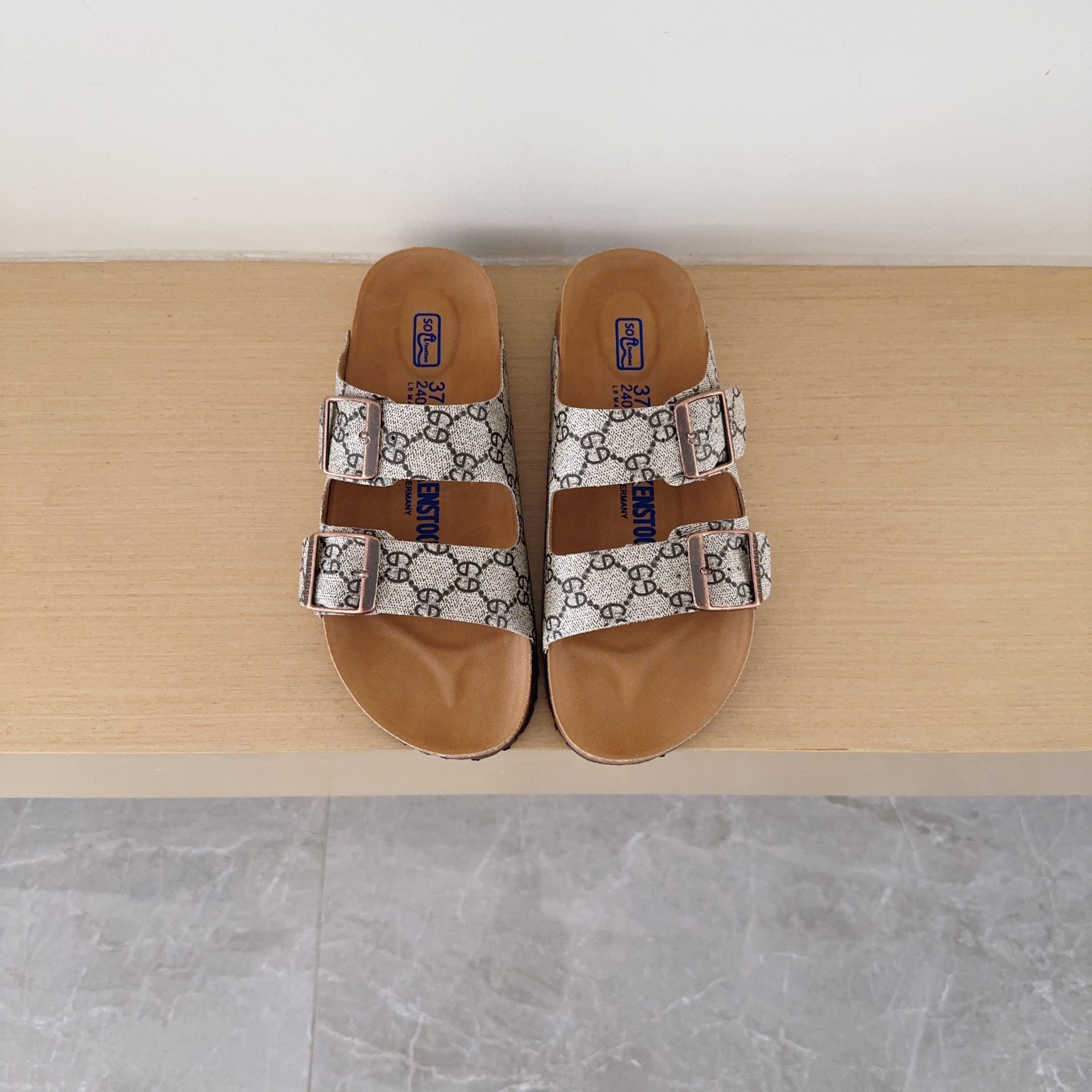 UGG Kids Birken-Style Two-Strap Sandals Collaboration Series Adult And Kids
