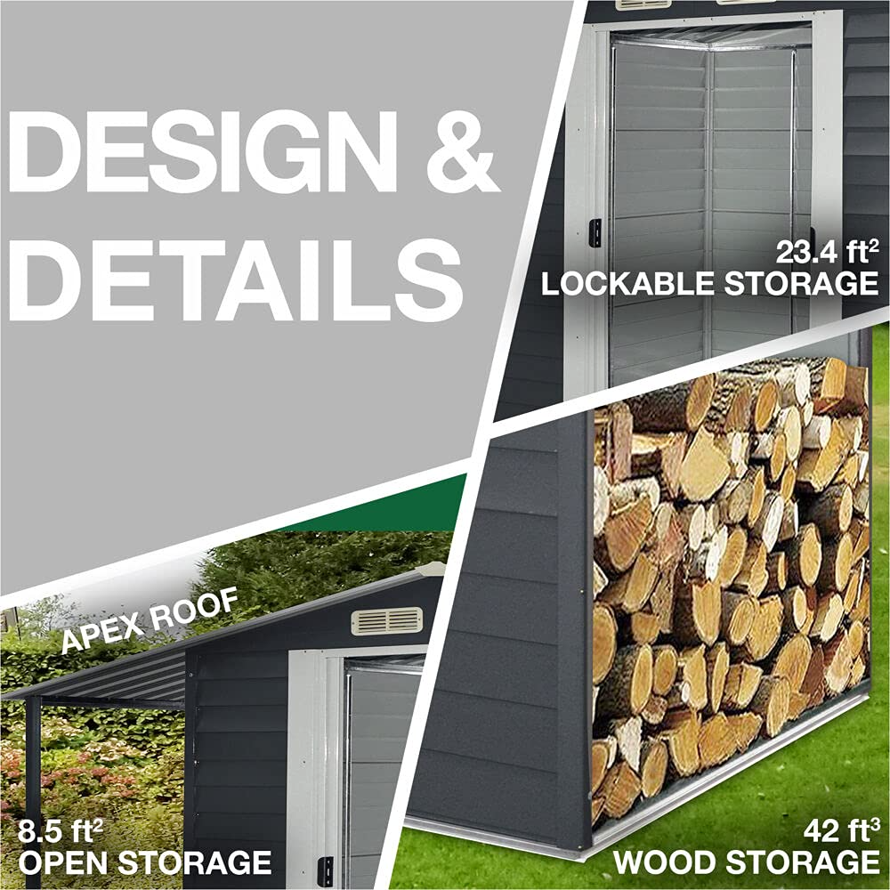 3-in-1 Multi-Use Storage Shed