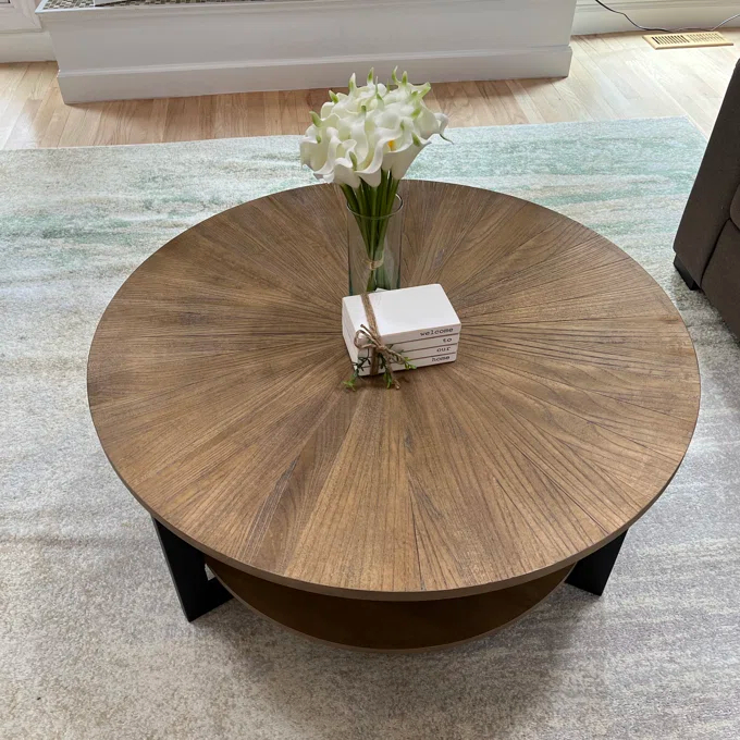 Frame Coffee Table with Storage