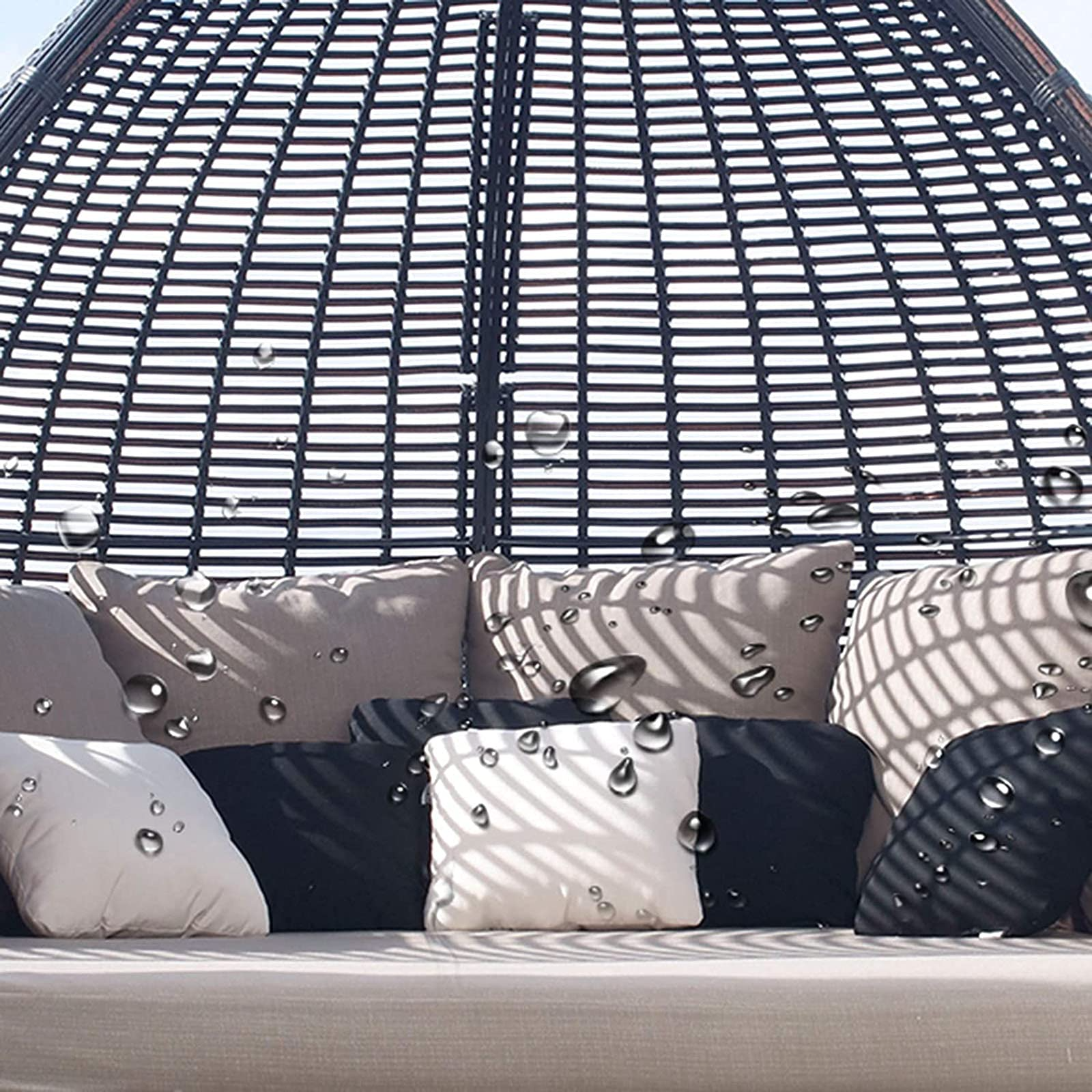 Creative Bird's Nest Patio Daybed Furniture