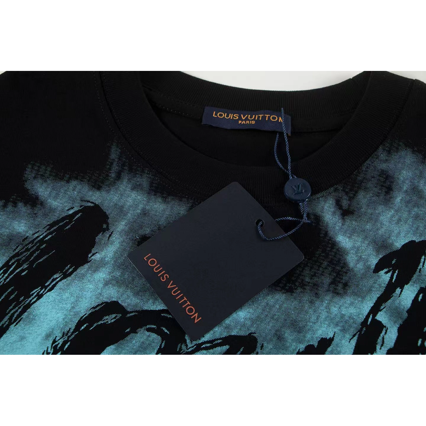 Louis Vuitton T-shirt Z034 Black/White/Gray