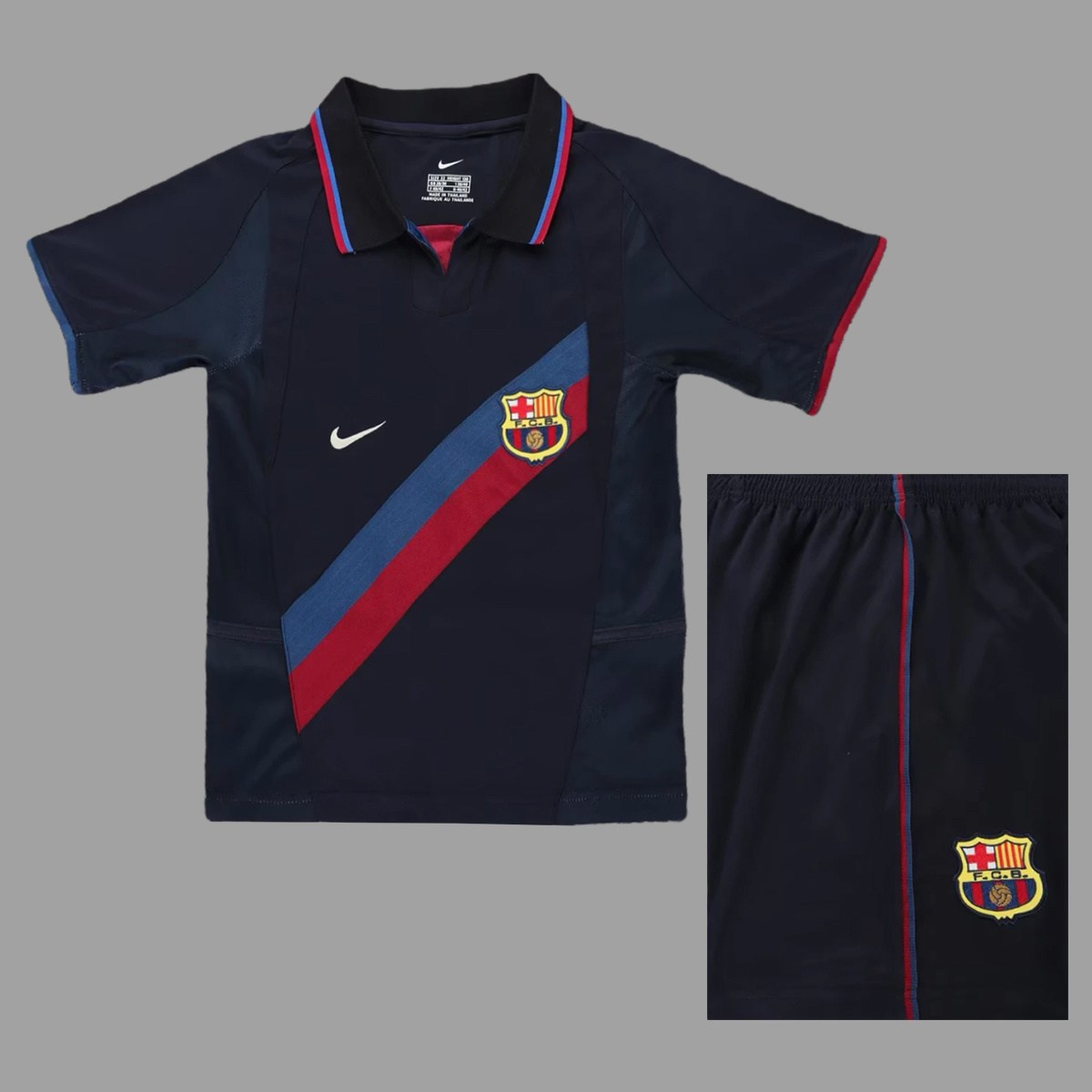 Kids Retro Barcelona 02/03 Away  16-28
