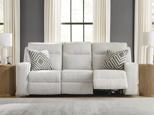Jasperson Next-Gen Nuvella™ Performance Fabric Dual Power Reclining Sofa