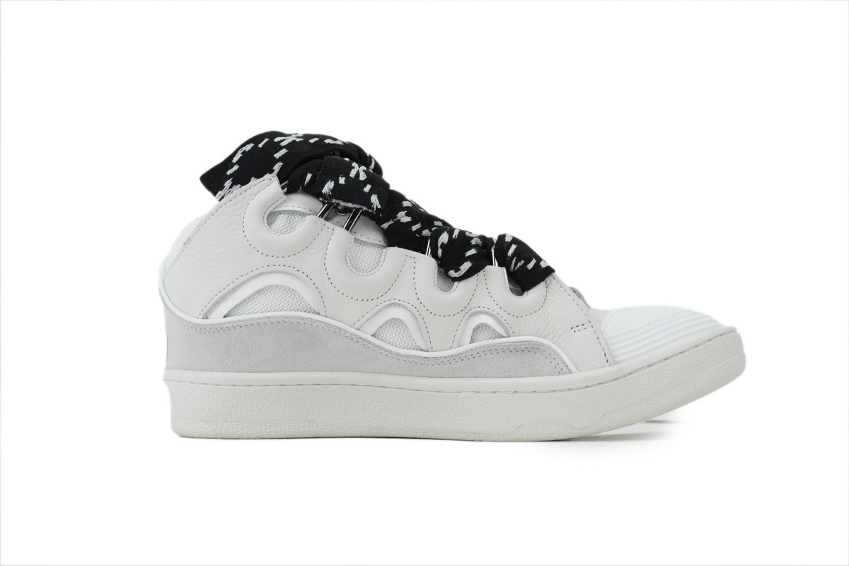 Lanvin Curb Sneakers White