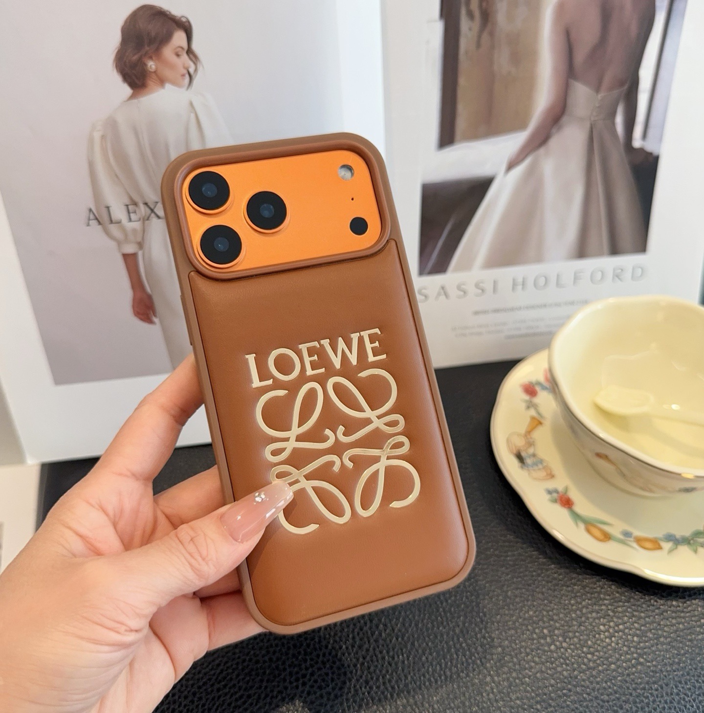 Loewe Hot Stamping Full-Cover Phone Case