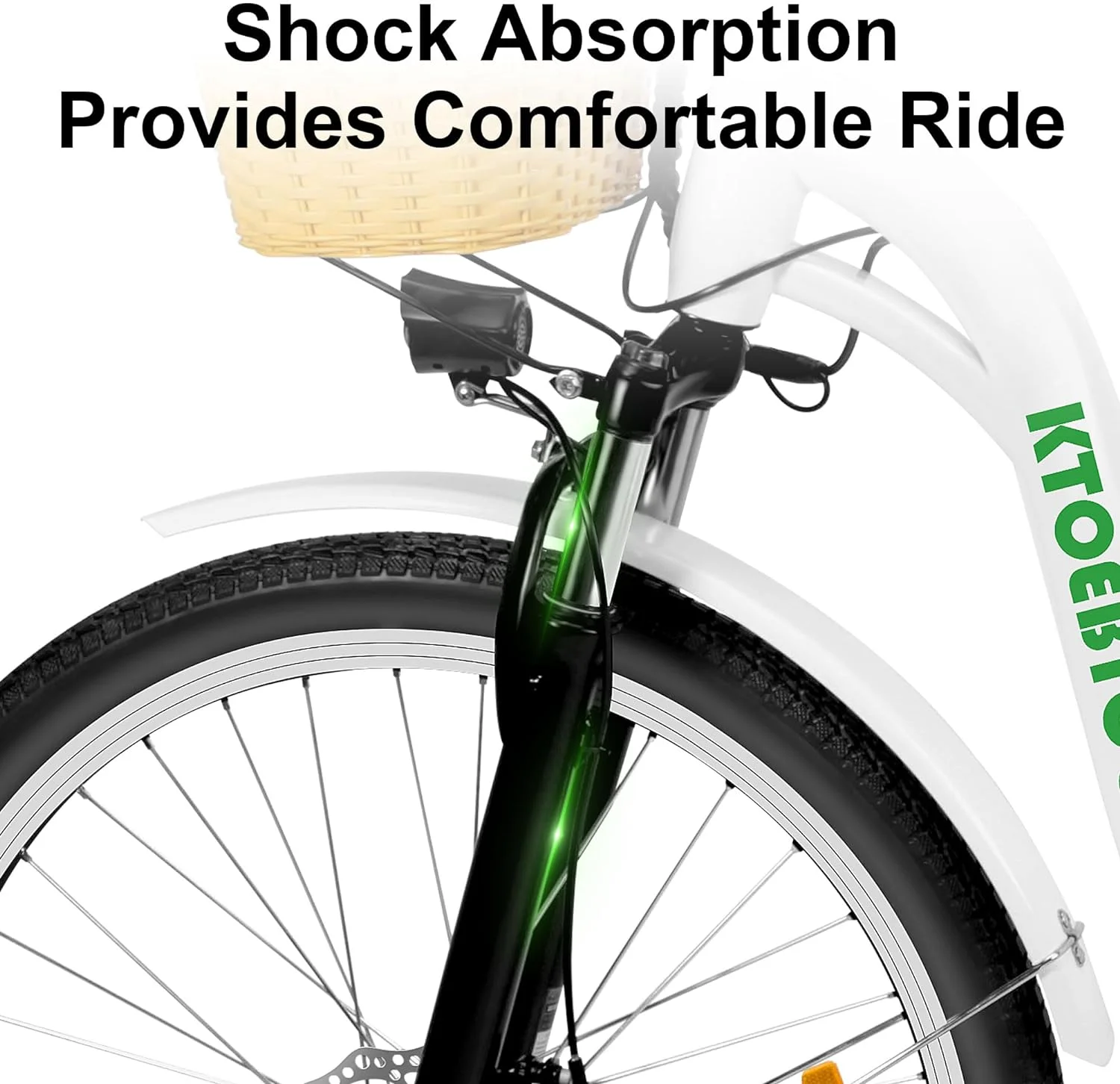 Gpower 22in Electric City Bike, 750W Peak, 48V