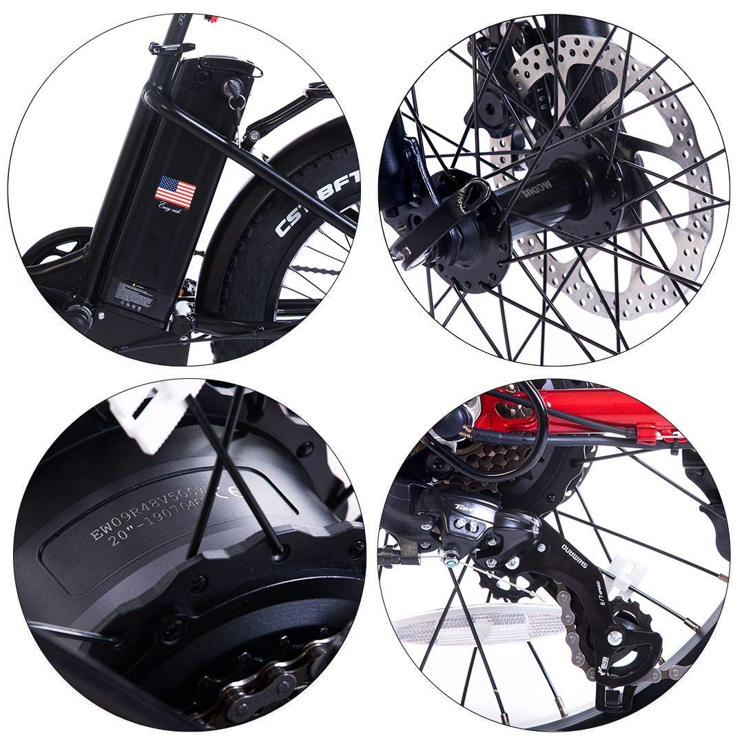 Adult Step-Over & Step-Thru Folding Fat Tire E-Bike Mountain