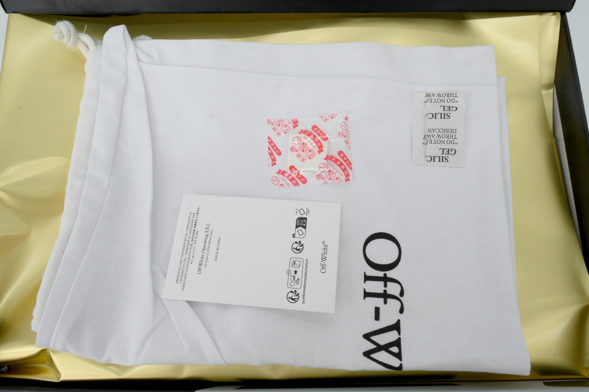 Off-White Be Right Back Yellow Black OWIA295S 26FAB003 1087