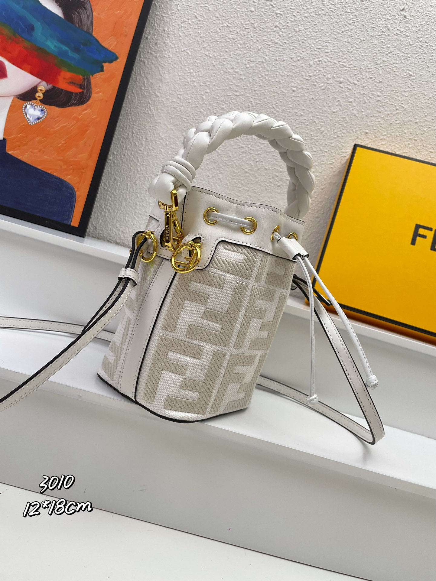 Fendi Mon Tresor  bucket bag