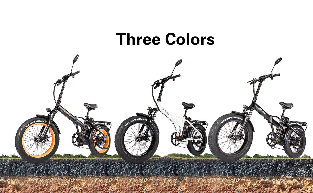 Adult Step-Over & Step-Thru Folding Fat Tire E-Bike Mountain