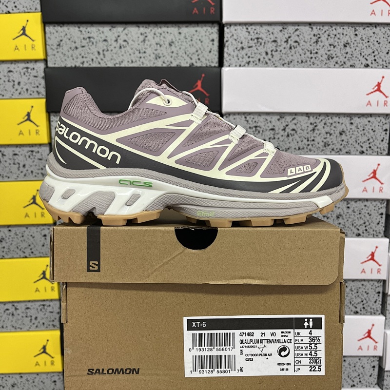 Salomon XT-6 Red Brown Sneakers