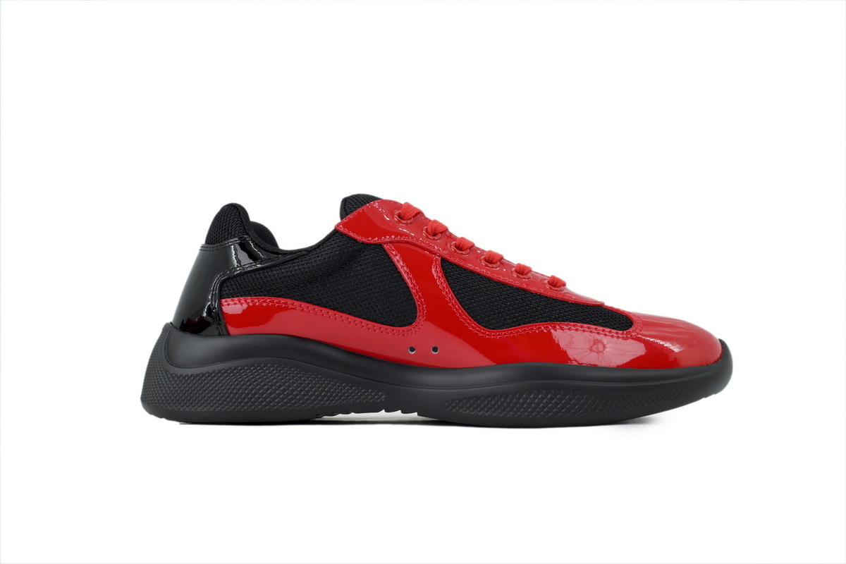 Prada America's Cup sneakers Black Red