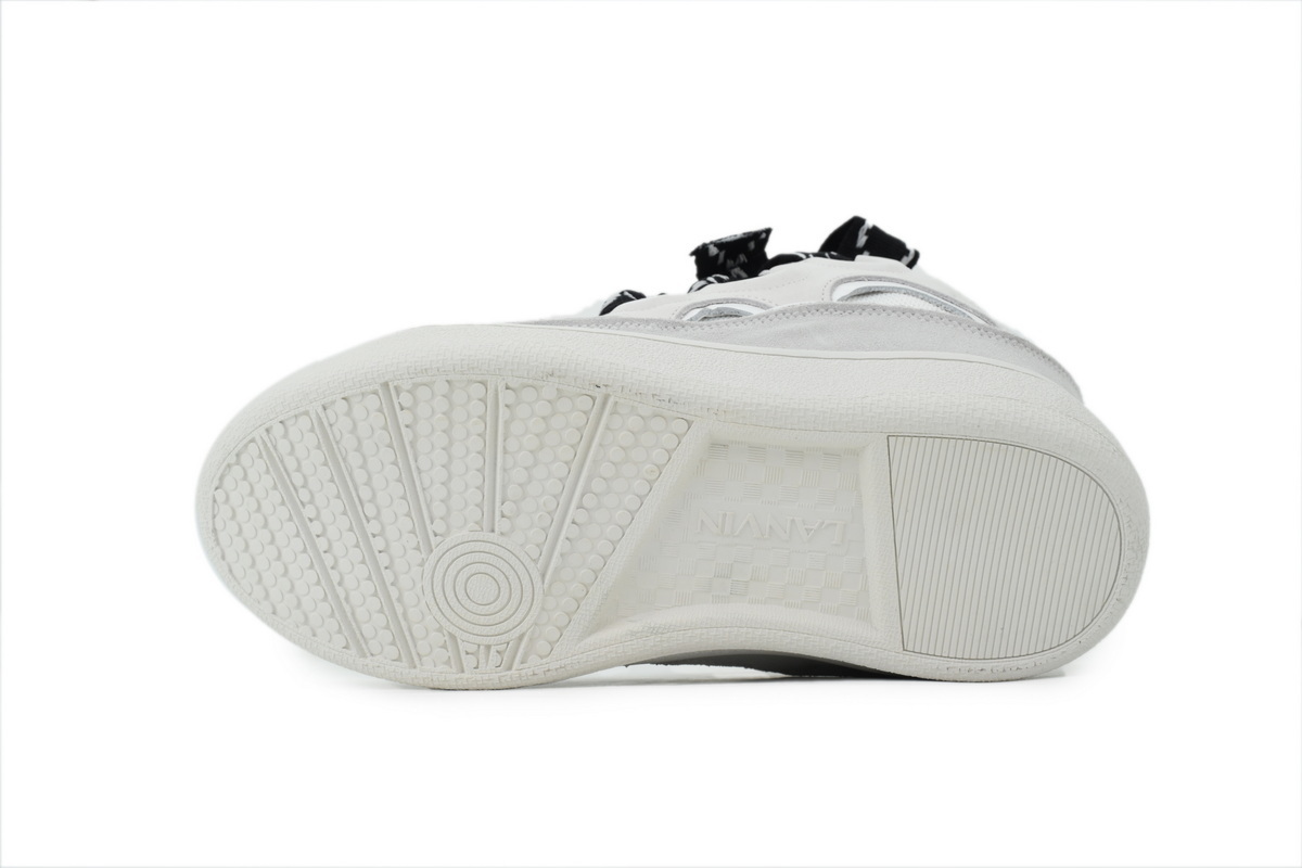 Lanvin Curb Sneakers White