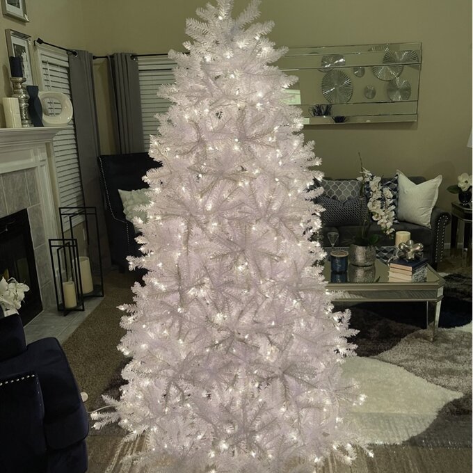 Dunhill Fir Lighted Artificial Fir Christmas Tree