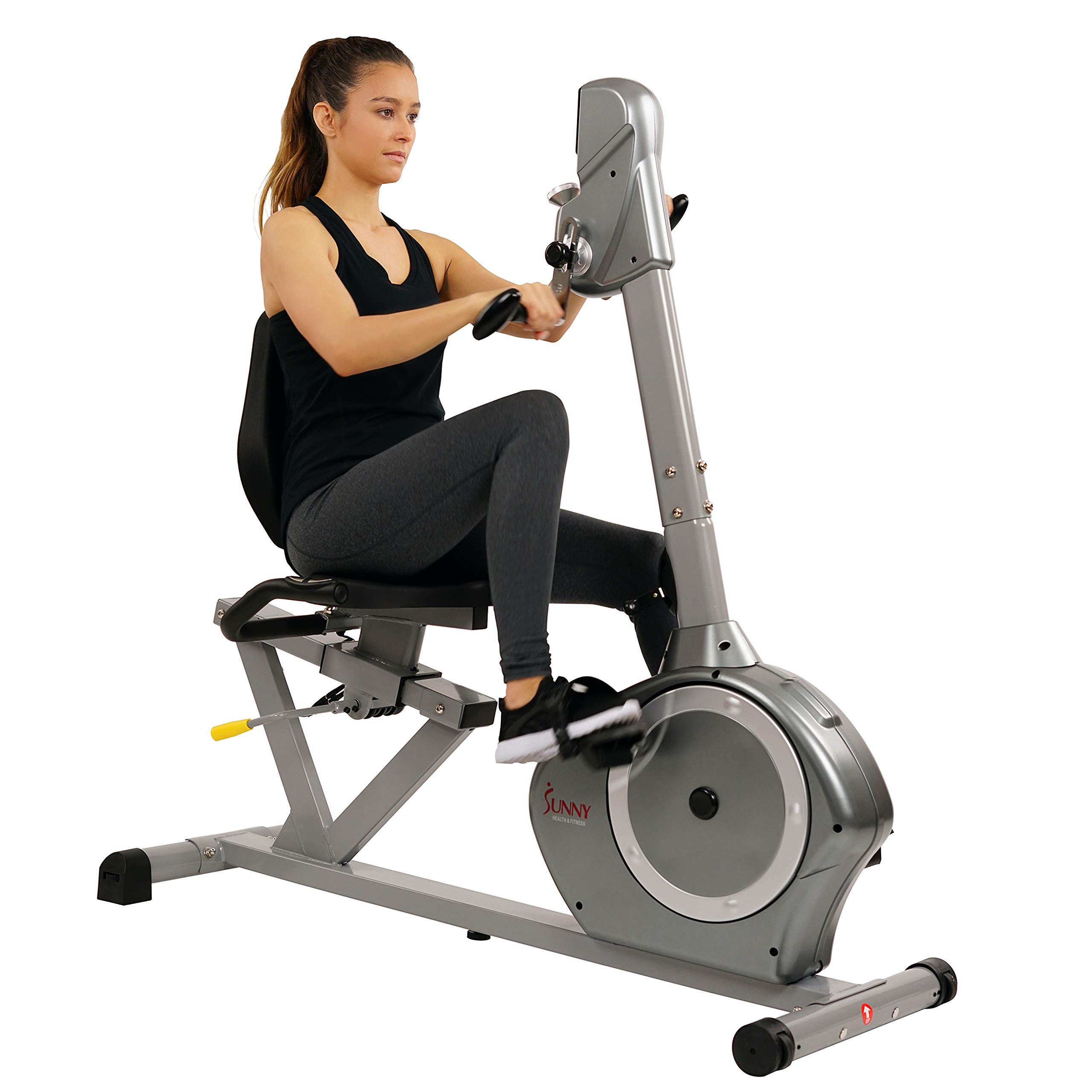 Sunny Health & Fitness Recumbent Bike SF-RB4631 with Arm