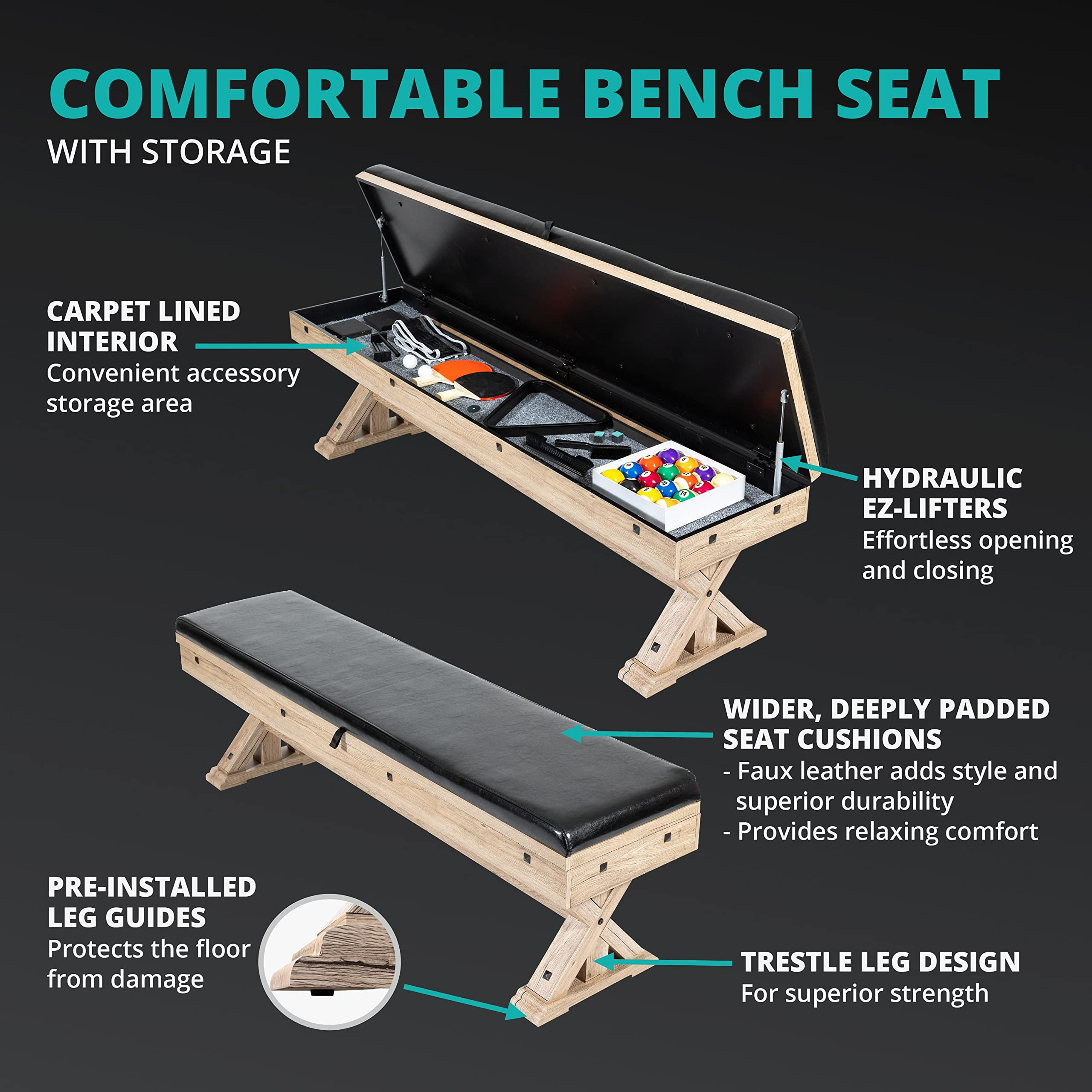 3 in 1 Multi Game Featuring Pool Dining Table & Table Tennis