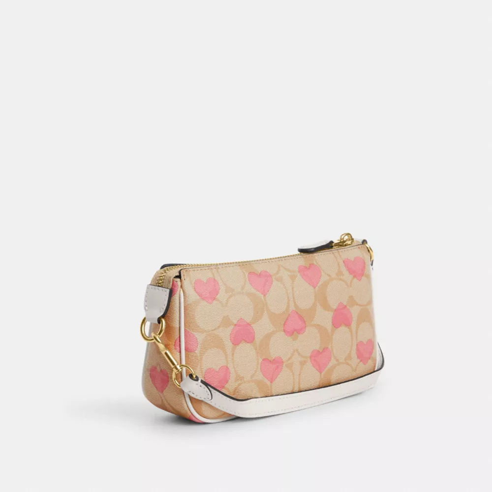 COACH Nolita 19 In Signature Canvas With Heart Print