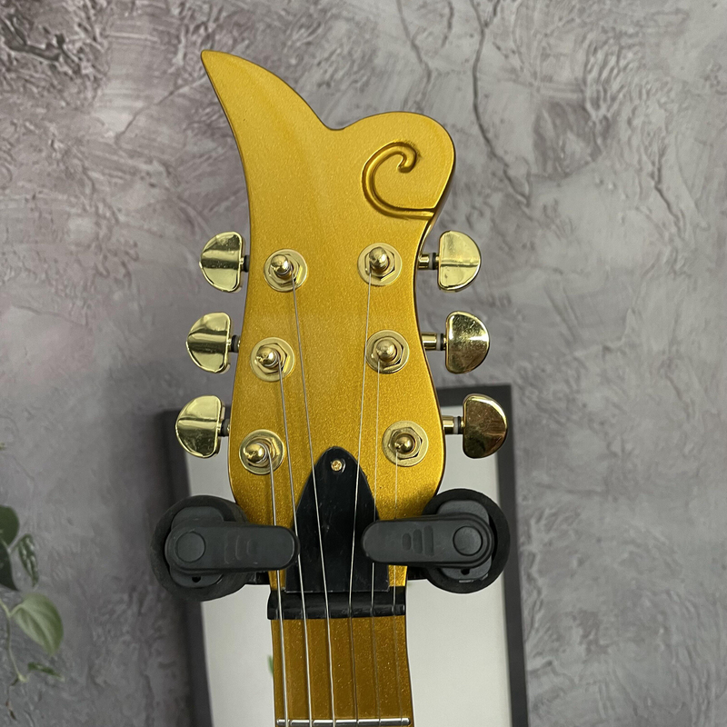 Prince Cloud Metallic Gold Body Electric Guitar SH Pickups 6 strings Top