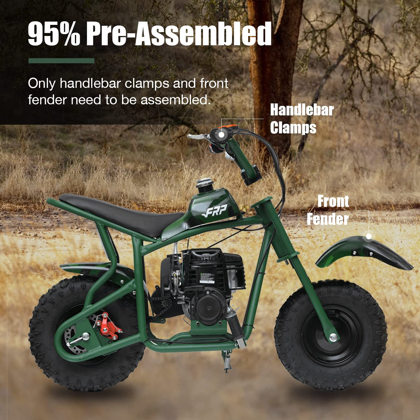 FRP DB003 40CC 4-Stroke Kids Dirt Off Road Mini Dirt Bike