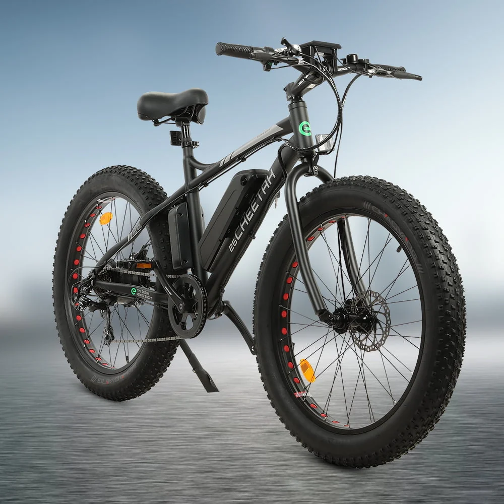 ECOTRIC 26in Fat Tire Electric Bike, 500W, 36V