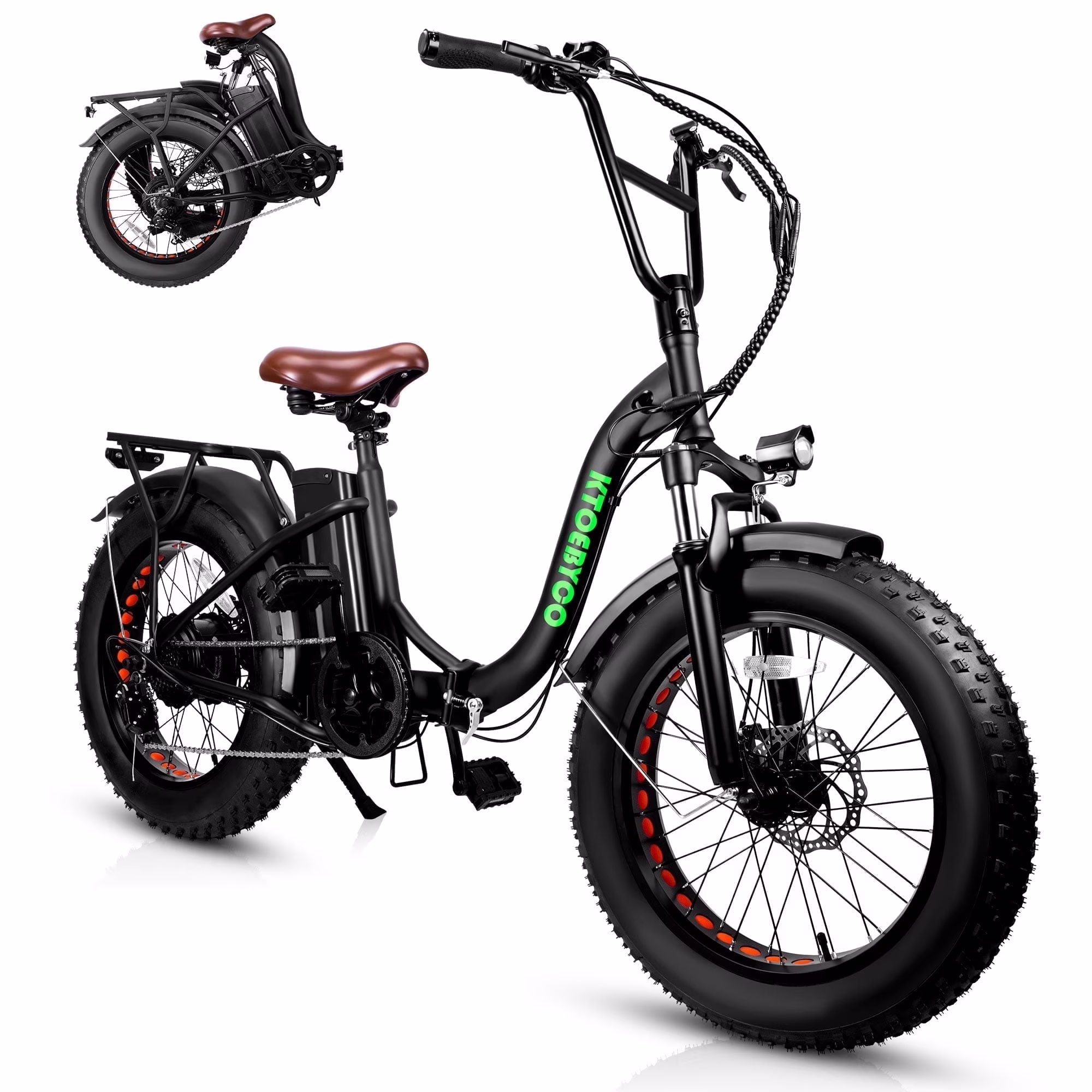 Gpower 22in Electric City Bike, 750W Peak, 48V