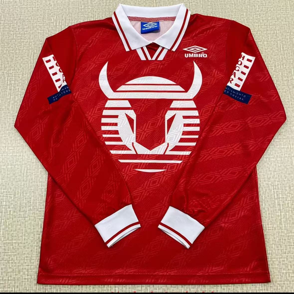 Bull Home Long Sleeves Retro Jersey  1995/96