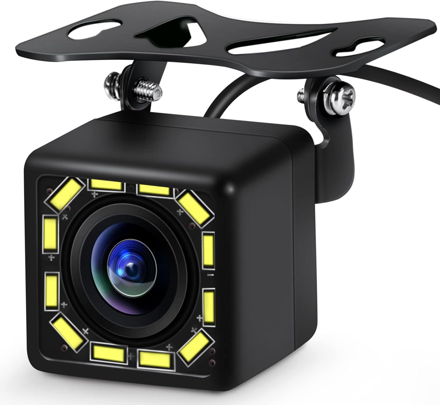 Car Rear View Camera Backup Reverse Camera HD 170° Wide Angle 12 LED Night Vision