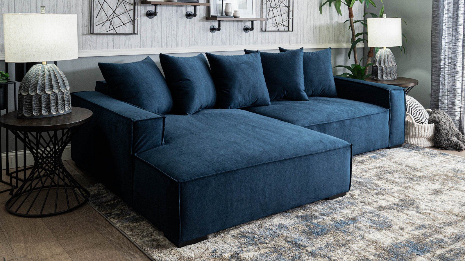 Madison 2 - Piece Upholstered Chaise Sectional