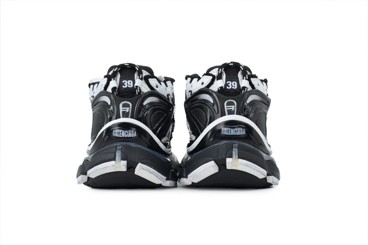 Balenciaga Runner White Black LED