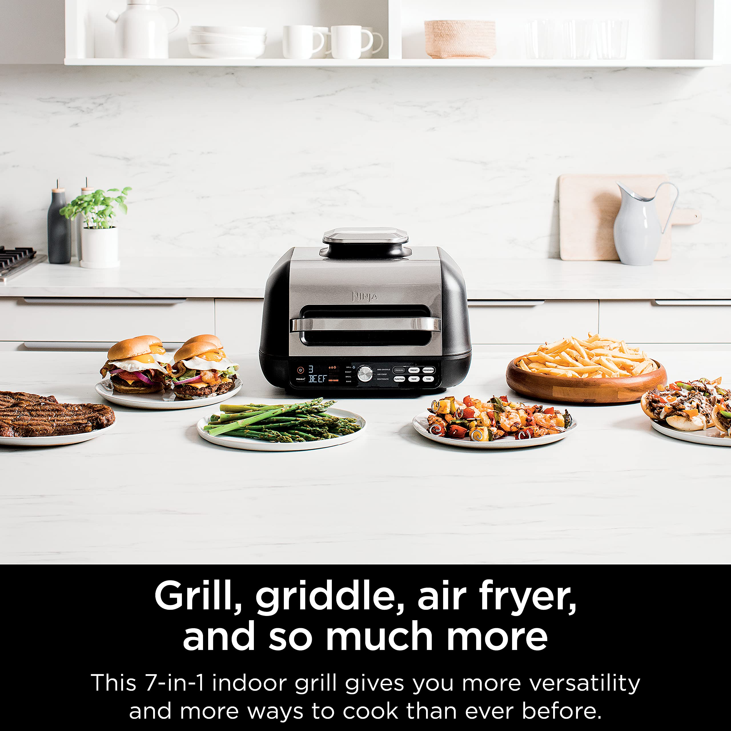 Ninja IG651 Foodi Smart XL Pro 7-in-1 Indoor Grill/Griddle Combo