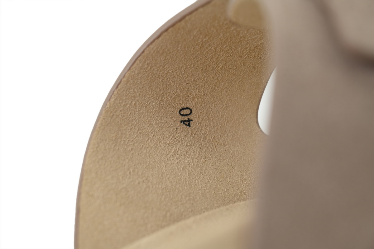 Brunello Cucinelli Suede Slide Sandals Beige
