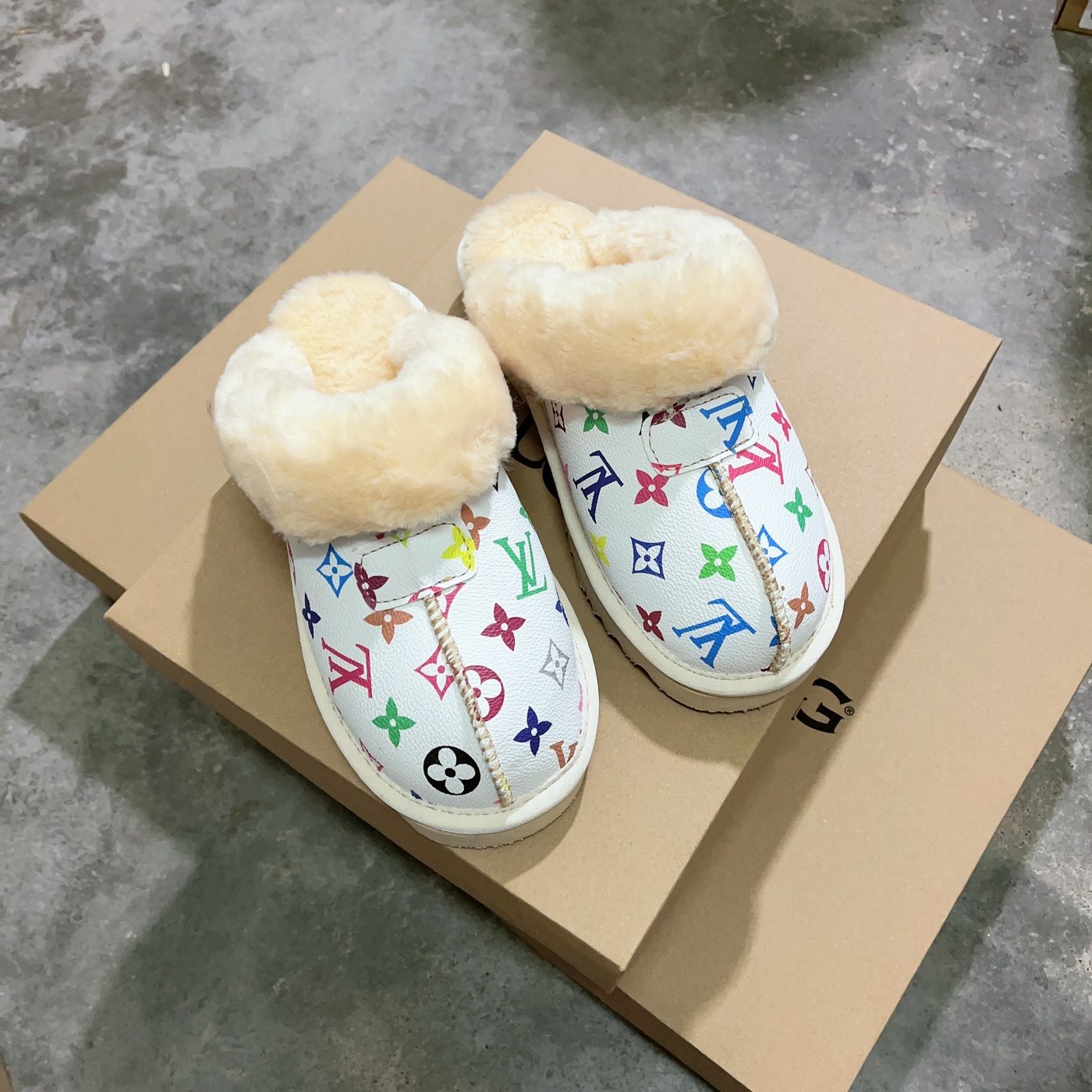 UGG x Louis Vuitton Classic Scuff Slippers