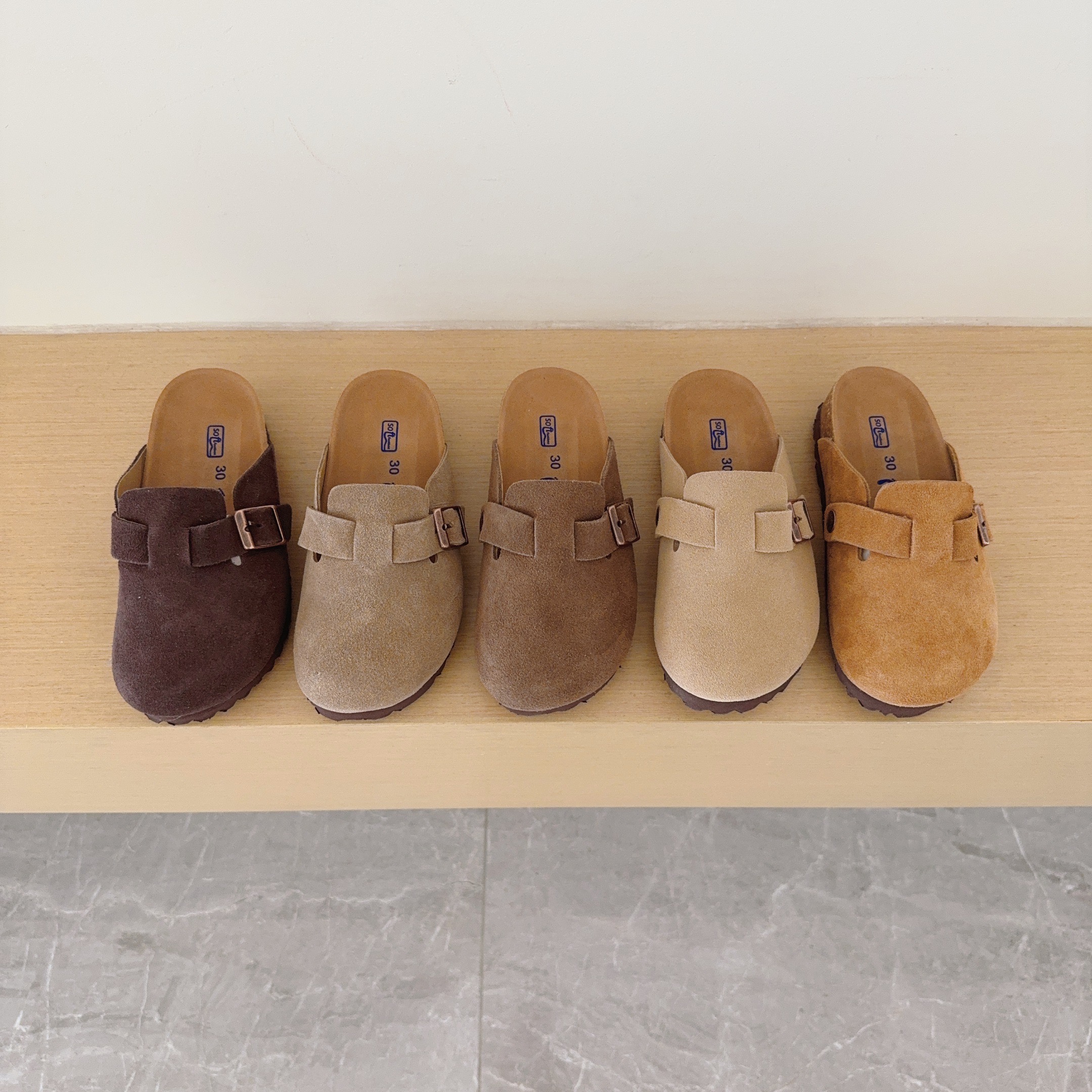 UGG Kids Birken-Style Clogs Suede Series