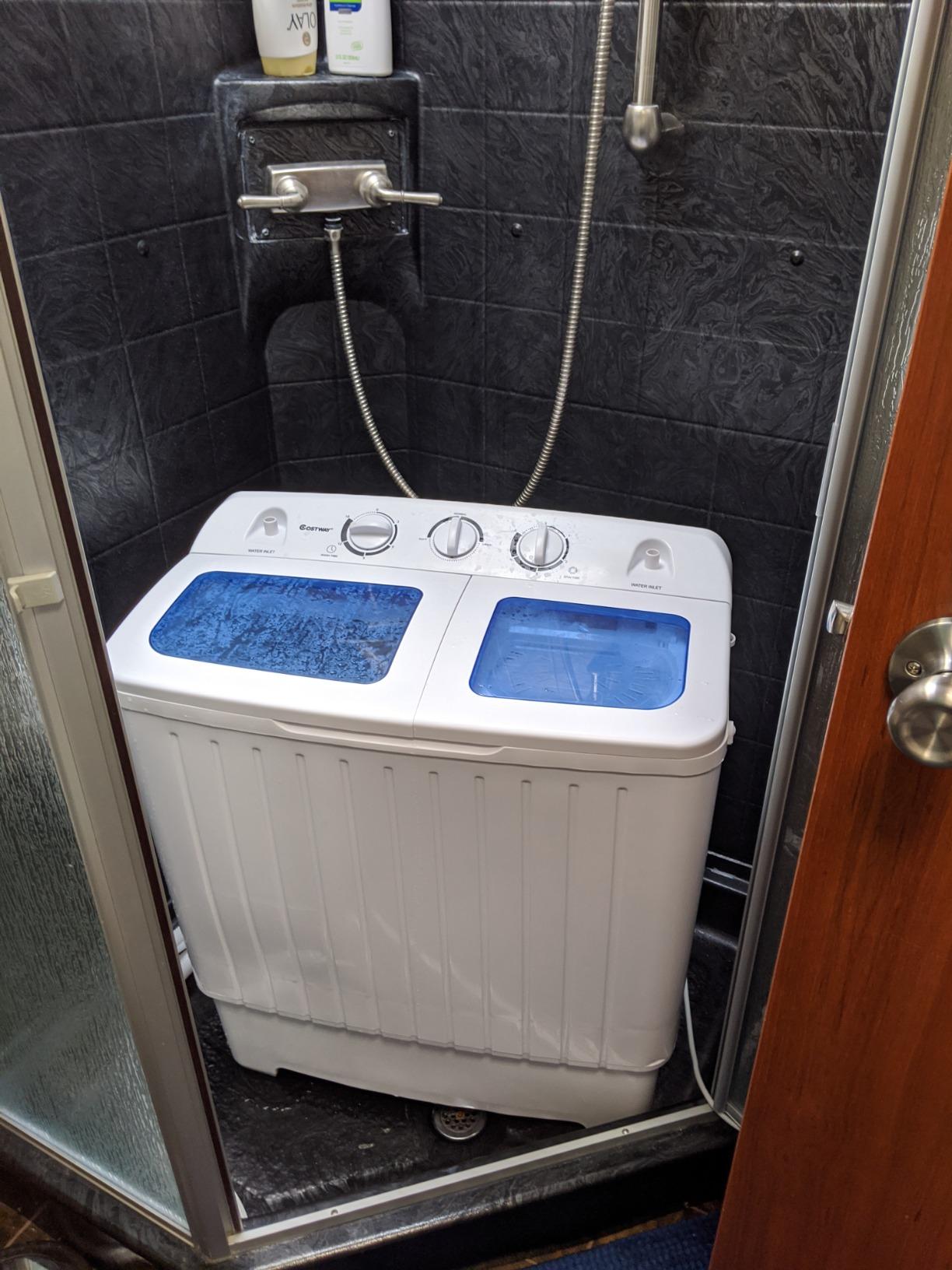 Giantex Mini Compact Twin Tub Washing Machine 17.6lbs Washer