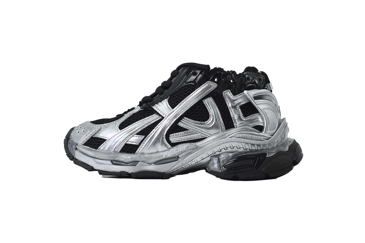 Balenciaga Runner Black Silver 853223 WRNLD 1125