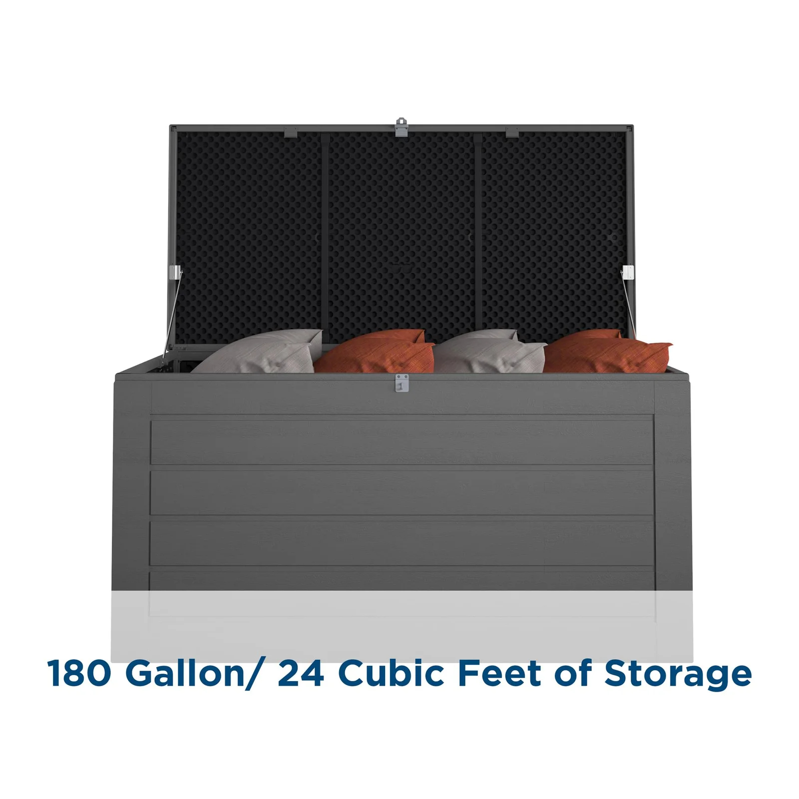 180 Gallon Water Resistant Plastic Lockable Deck Box