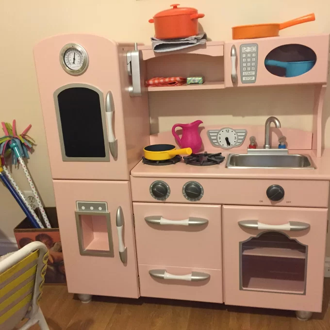 Wooden Play Kitchen Set