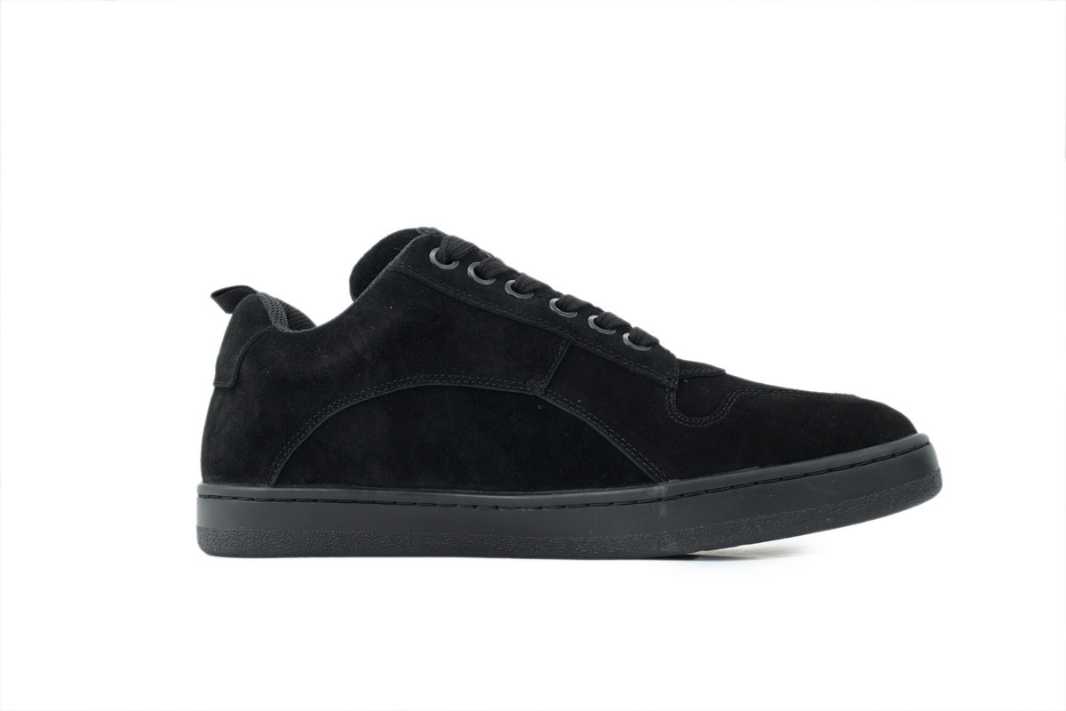 Celine Huntington Suede Sneaker Black
