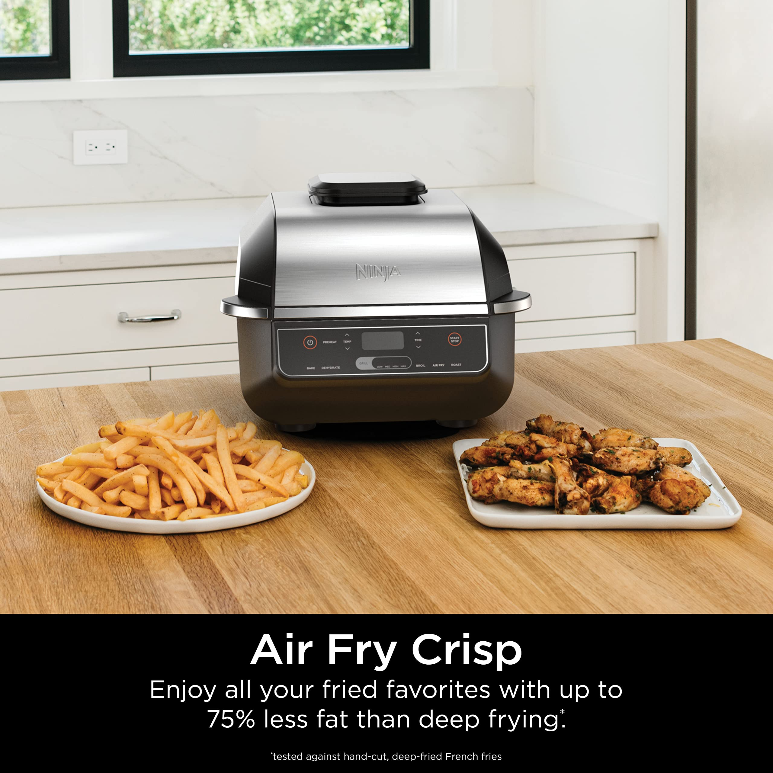 Ninja EG201 Foodi 6-in-1 Indoor Grill with Air Fry