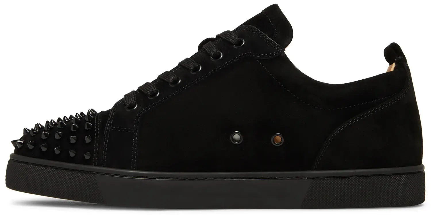 Christian Louboutin Louis Junior Spikes Flat Taupe - ogsneaker