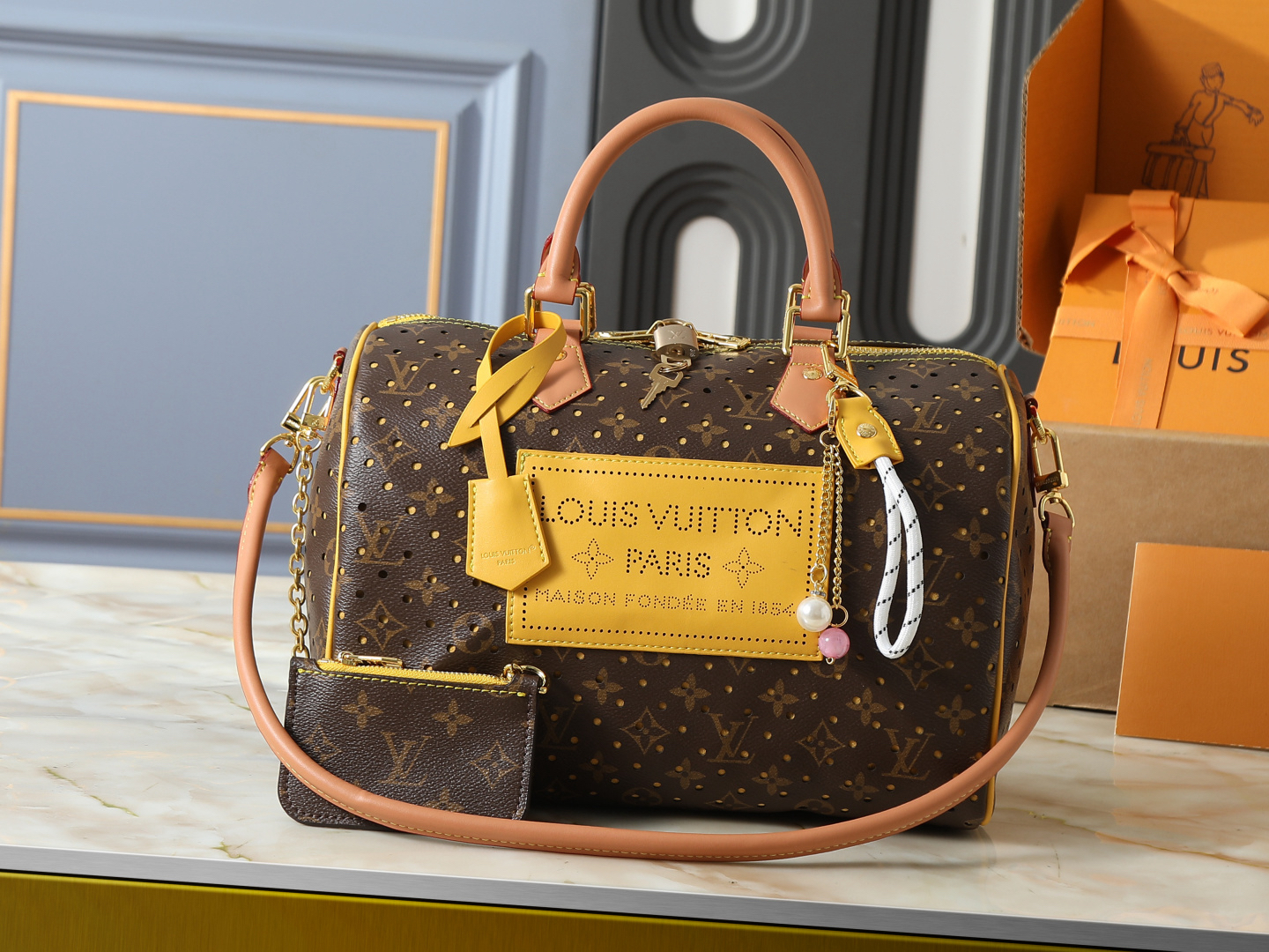 Louis Vuitton Speedy Bandoulière 30 Monogram Perforated