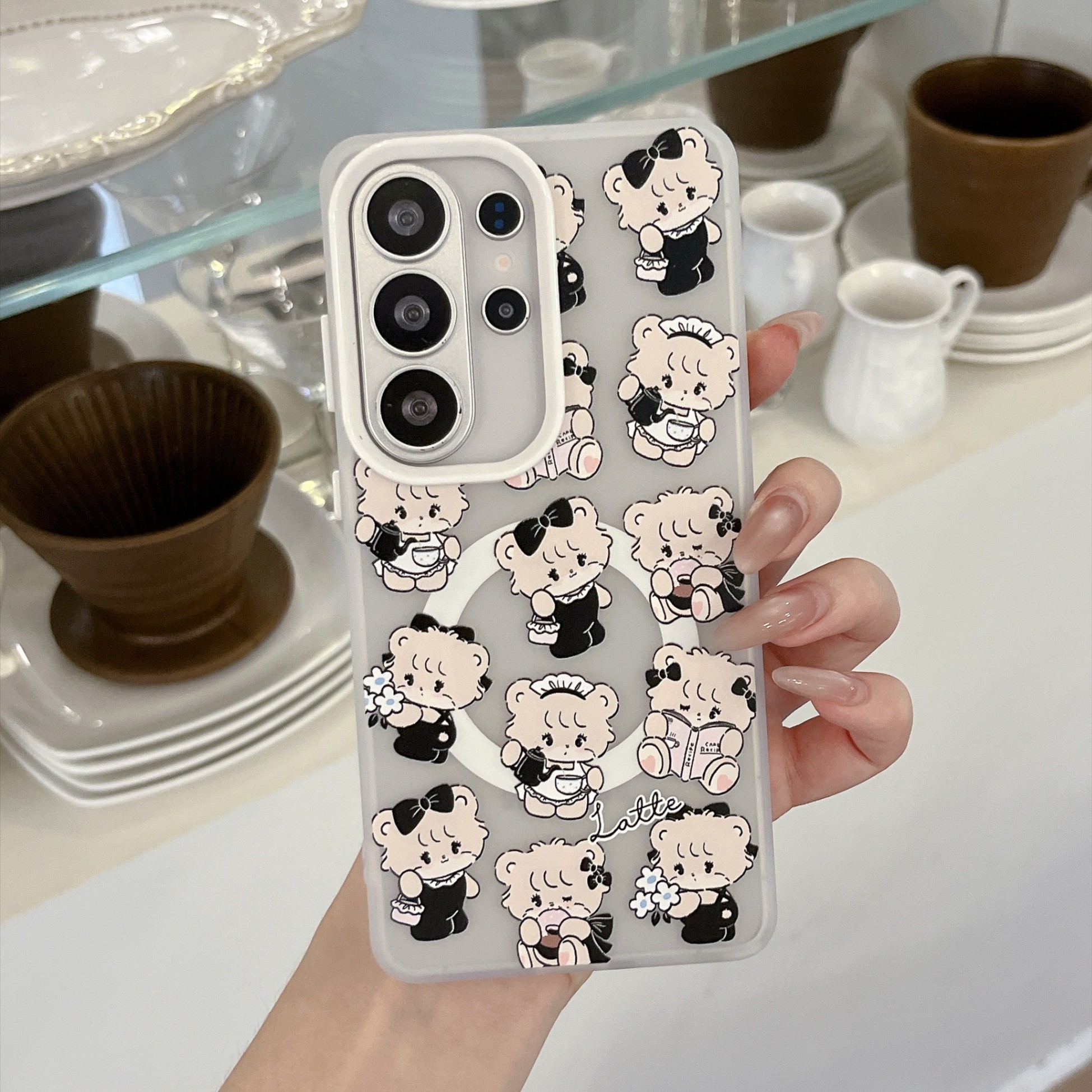 Galaxy A25 Protective Case Magnetic - back view