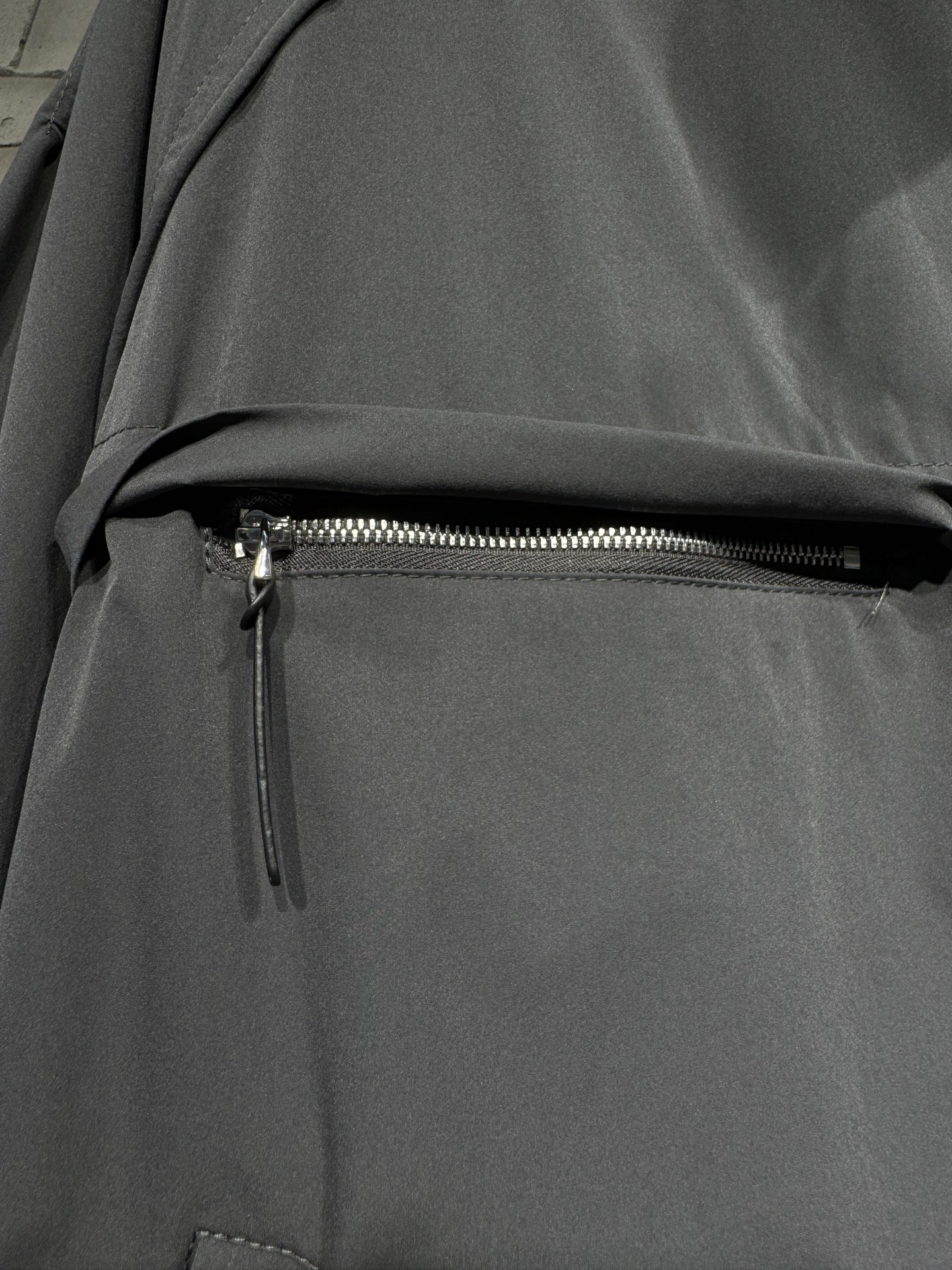 Acne Studios Cropped Stand‑Collar Windbreaker Jacket