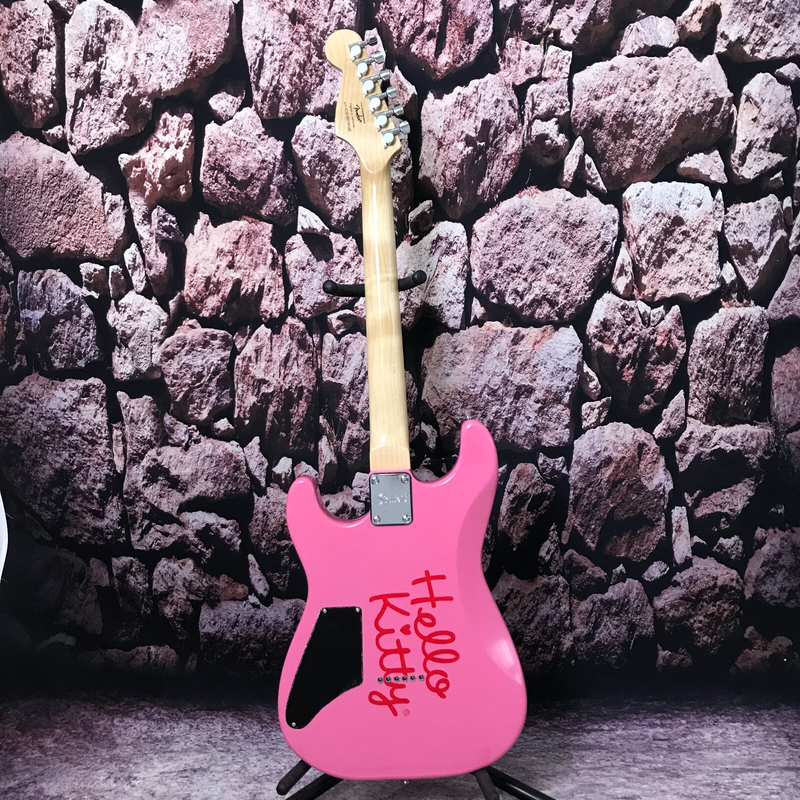 electric guitar start SQ pink cat hello red bow in stock