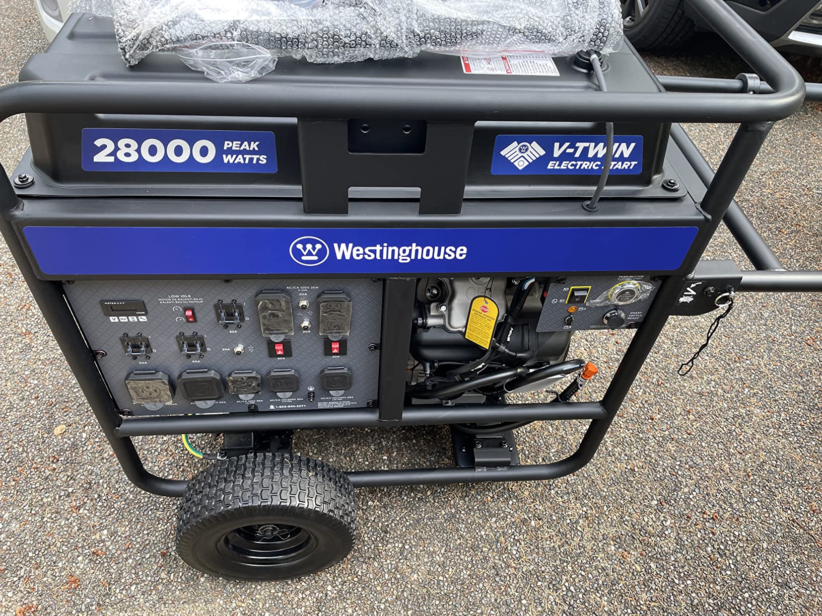 Westinghouse 12500 Watt Dual Fuel Home Backup Portable Generator