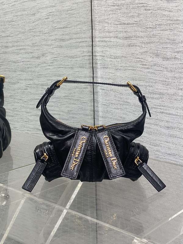 Dior Grand Tour Hobo Bag Mini Black