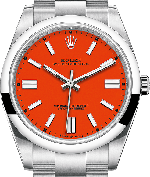 【Super Clone】R124300 Oyster-Perpetual Coral Red - New