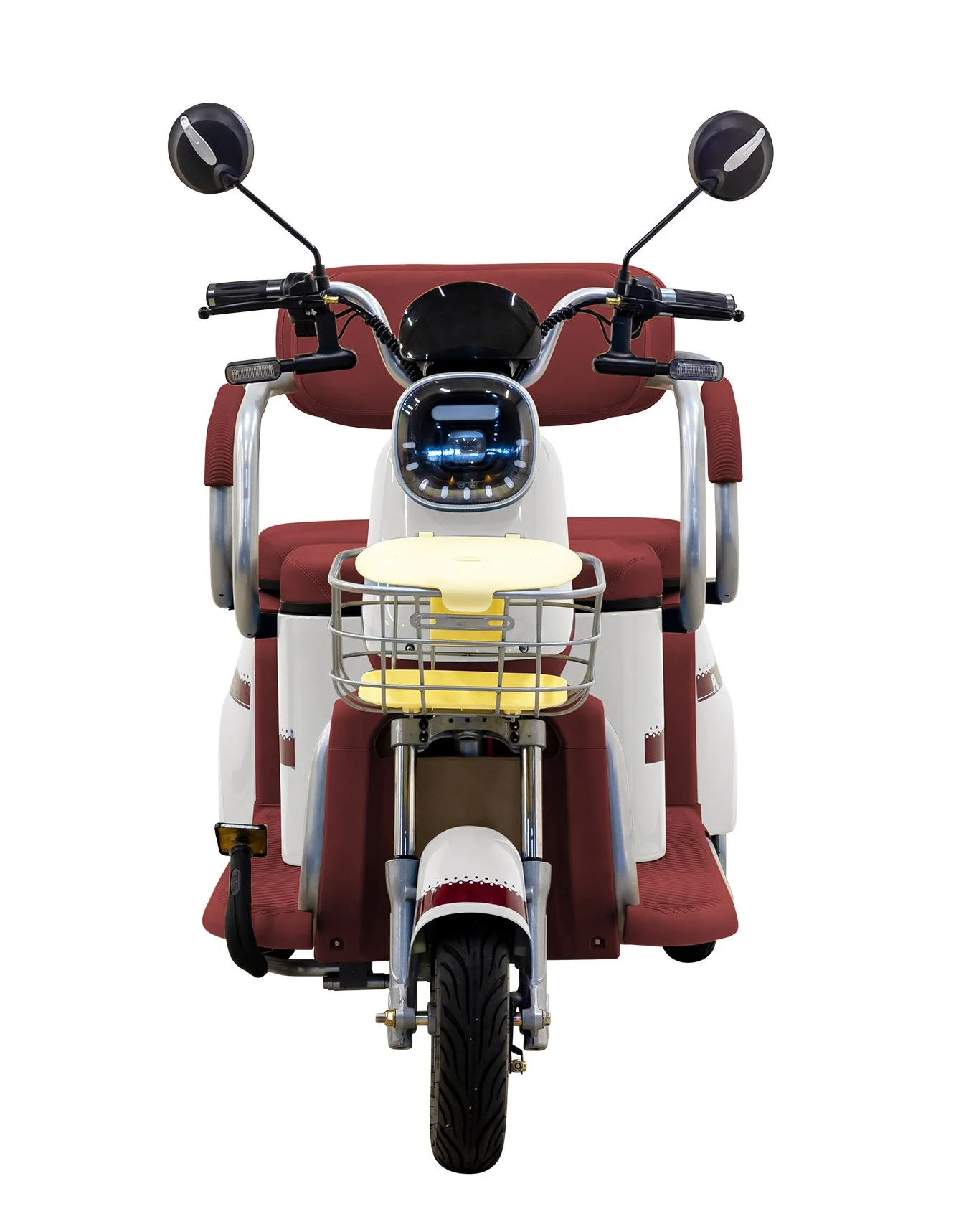 Massimo MGC Two-Seat 3-Wheel Electric Cart, Blue